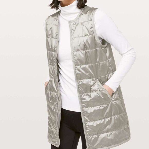 LULULEMON KEEP ON TREK VEST - CARBON DUST - Picture 1 of 7